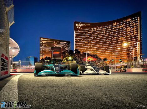 Las Vegas F1 street track artists impressions