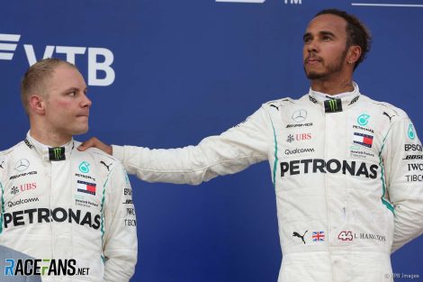 Valtteri Bottas, Lewis Hamilton, Mercedes, Sochi Autodrom, 2018
