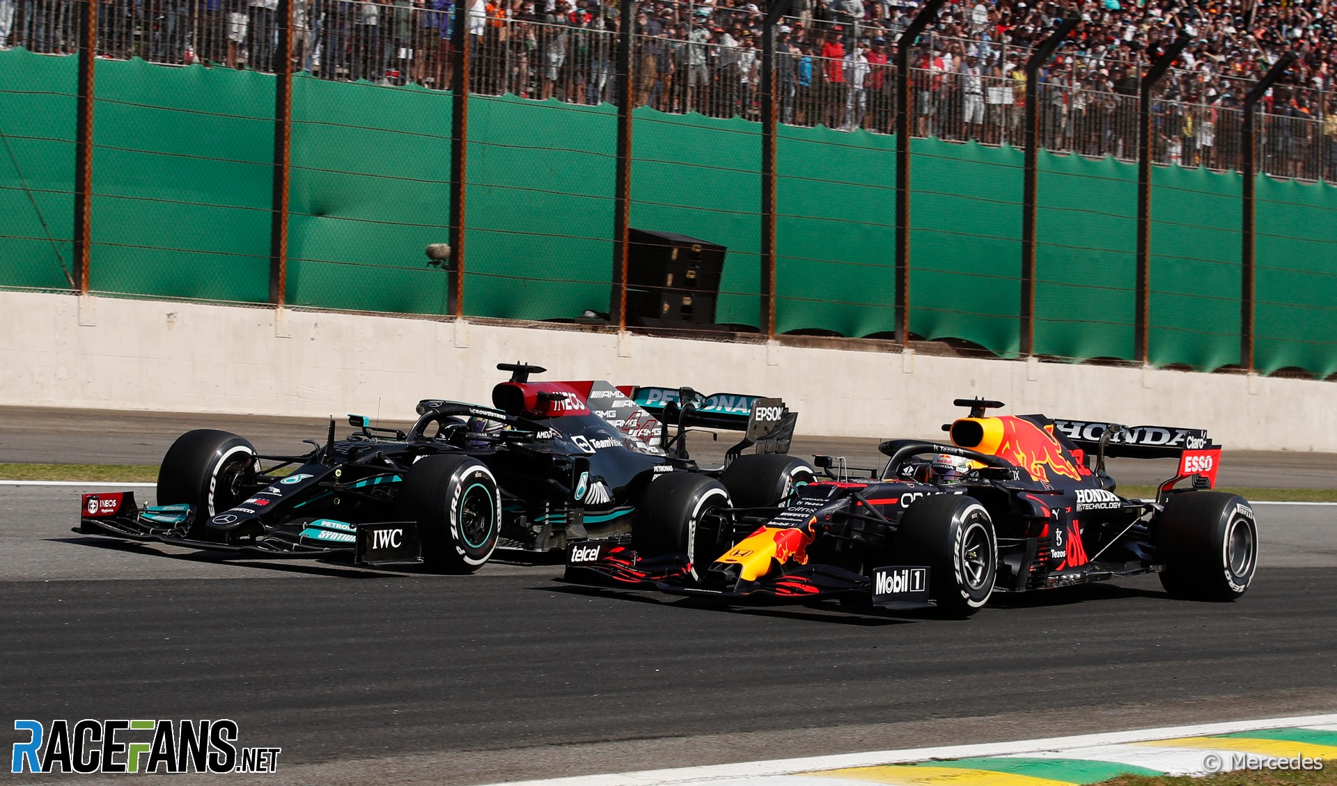 Max Verstappen, Lewis Hamilton, Interlagos, 2021