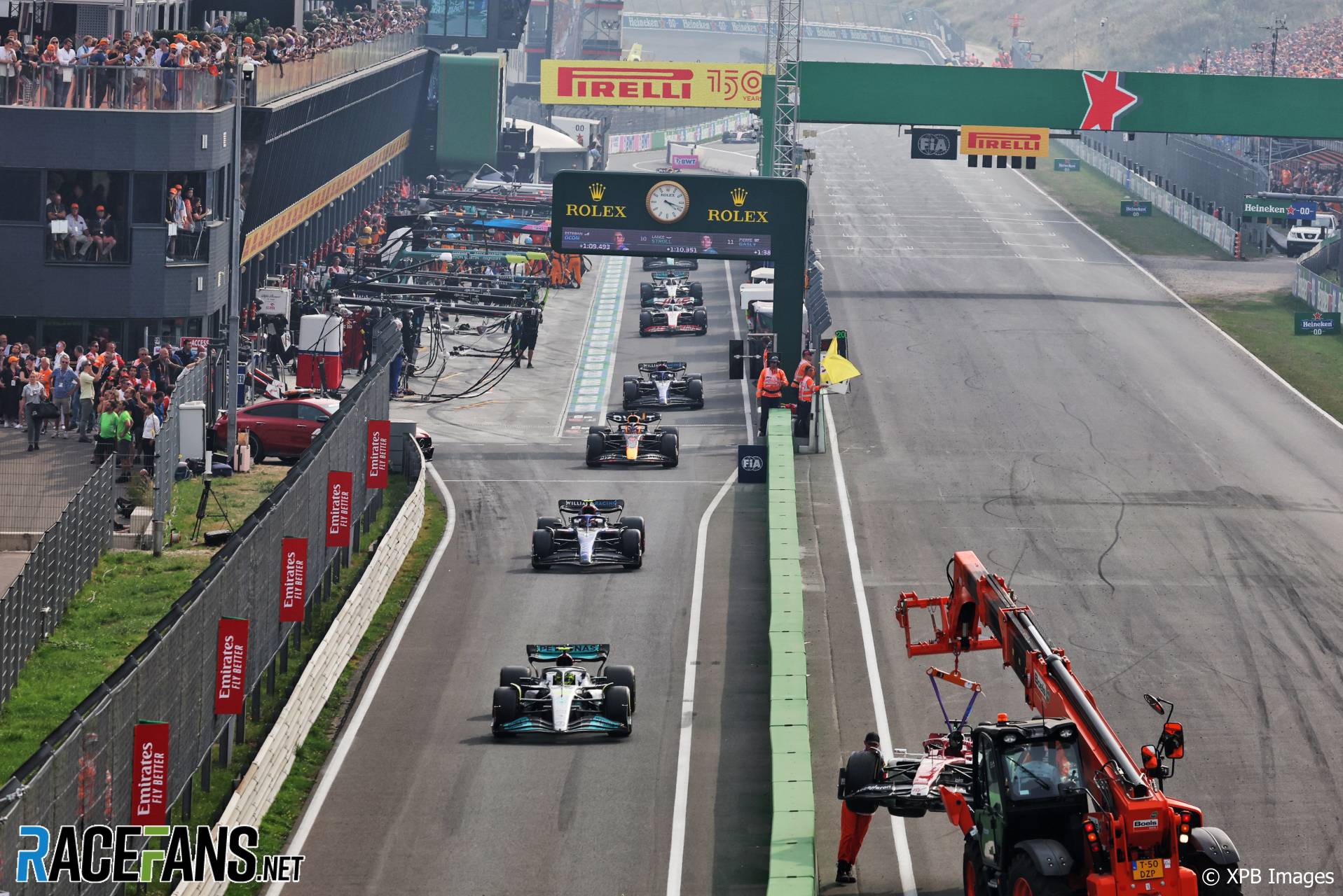 Lewis Hamilton, Mercedes, Circuit Zandvoort, 2022