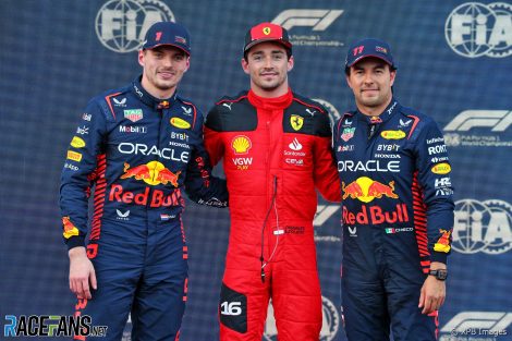 Max Verstappen, Charles Leclerc, Sergio Perez, Baku City Circuit, 2023