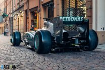 The 2013 Mercedes W04 raced by Lewis Hamilton which is begin offered for sale