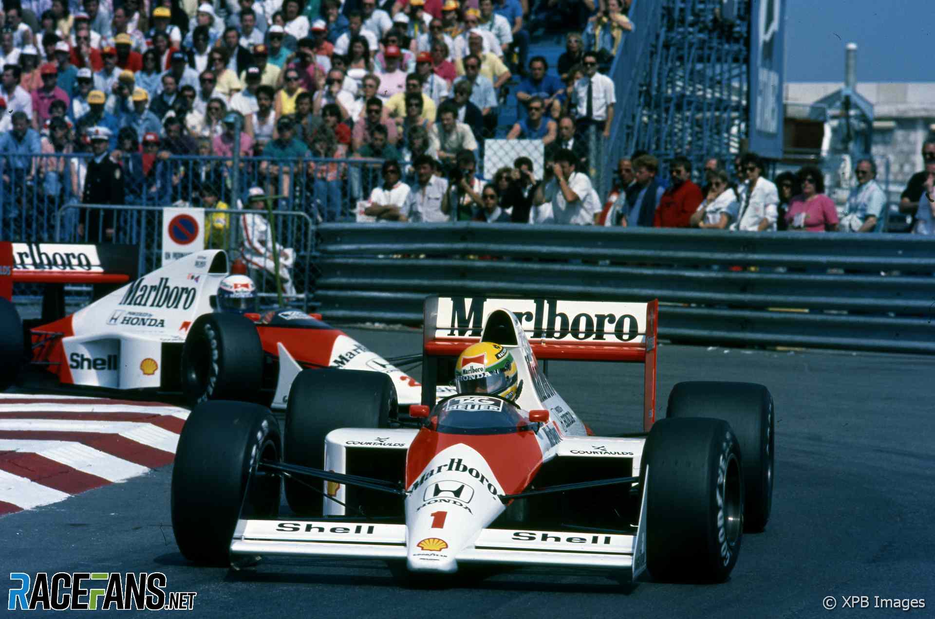 Ayrton Senna, Alain Prost, McLaren, Monaco, 1989