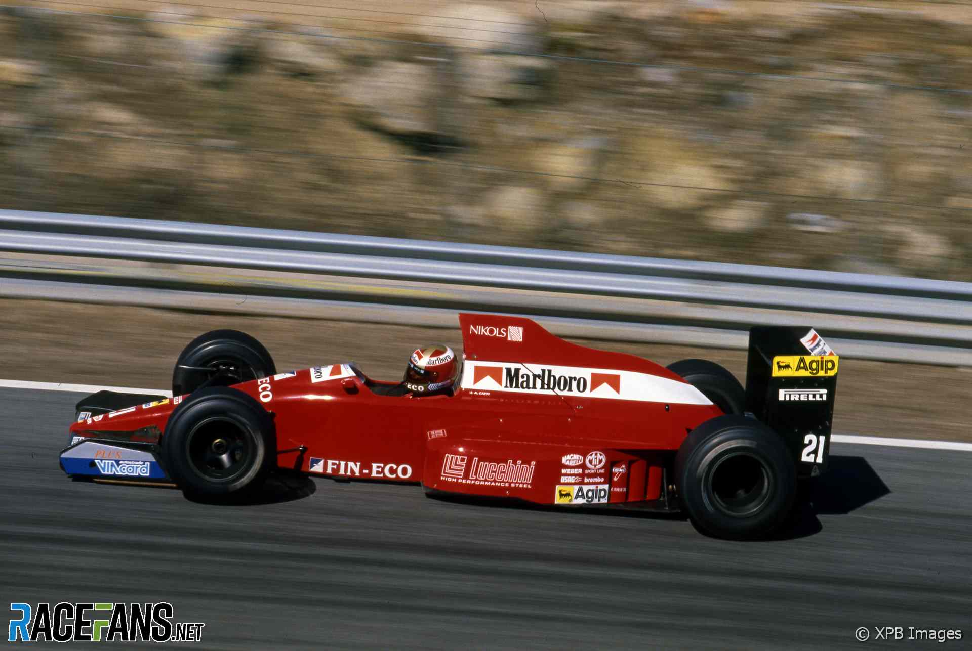 Alex Caffi, Scuderia Italia, Estoril, 1989