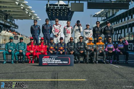 End-of-season Formula 1 drivers' photograph, 2023