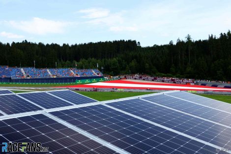 Solar panels, Red Bull Ring, 2023